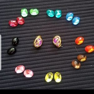 JOAN RIVERS CHANGEABLE CAGED EARRINGS